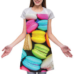 Colorful Macarons Print Adjustable Apron