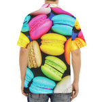 Colorful Macarons Print Aloha Shirt