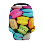Colorful Macarons Print Baby Seat Cover