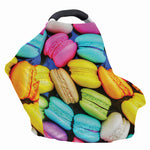 Colorful Macarons Print Baby Seat Cover