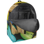 Colorful Macarons Print Backpack