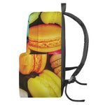 Colorful Macarons Print Backpack