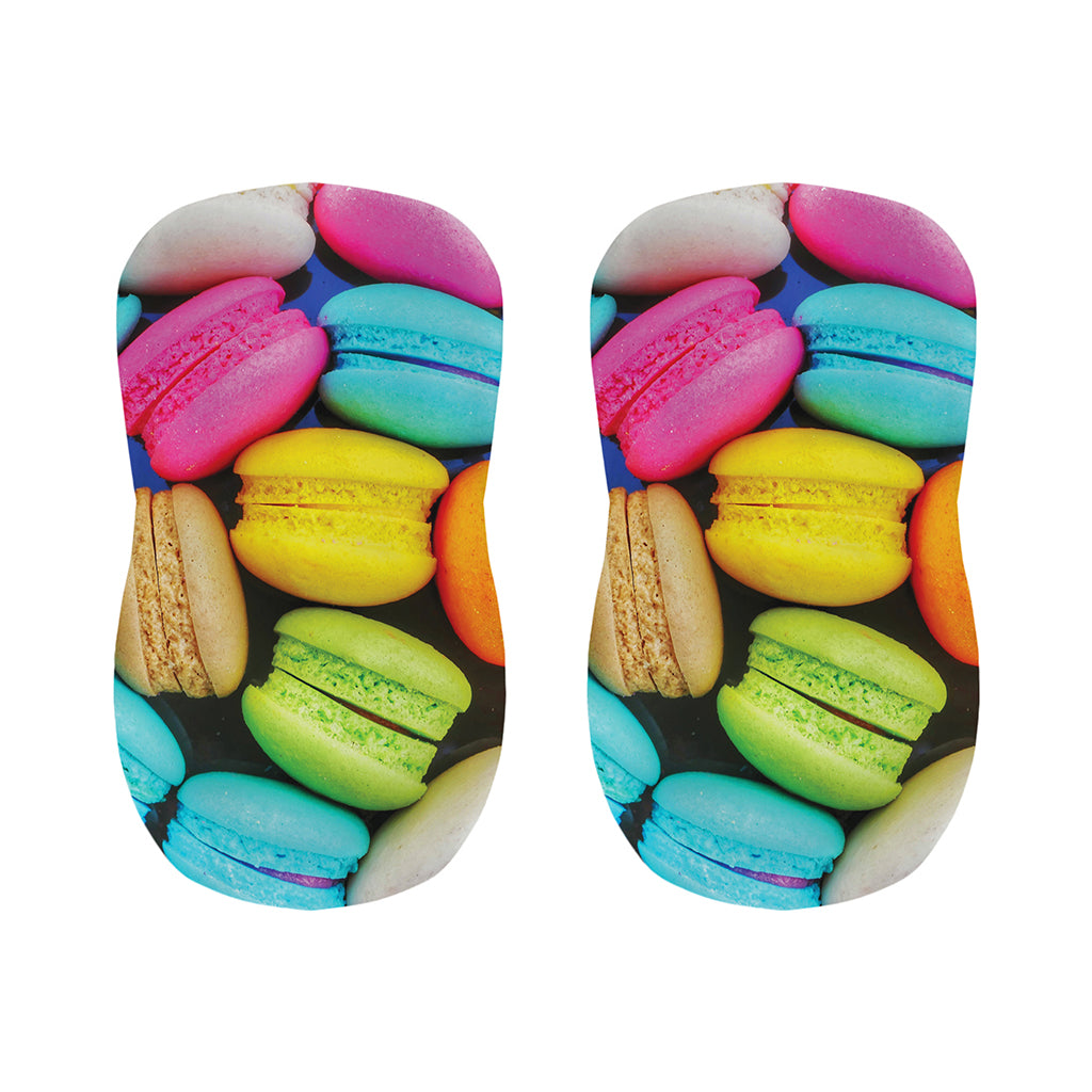 Colorful Macarons Print Bar Stool Covers