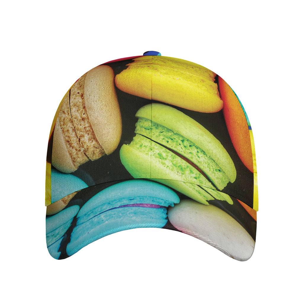 Colorful Macarons Print Baseball Cap