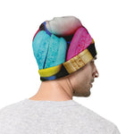 Colorful Macarons Print Beanie