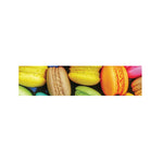 Colorful Macarons Print Bed Runner