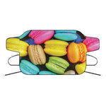 Colorful Macarons Print Car Windshield Snow Cover
