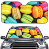 Colorful Macarons Print Car Windshield Sun Shade