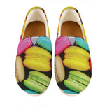 Colorful Macarons Print Casual Shoes