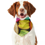 Colorful Macarons Print Dog Bandana