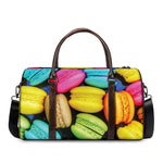 Colorful Macarons Print Duffle Bag