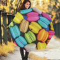 Colorful Macarons Print Foldable Umbrella