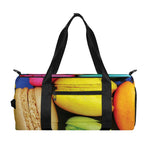 Colorful Macarons Print Gym Bag