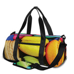 Colorful Macarons Print Gym Bag
