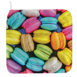 Colorful Macarons Print Hand Towel