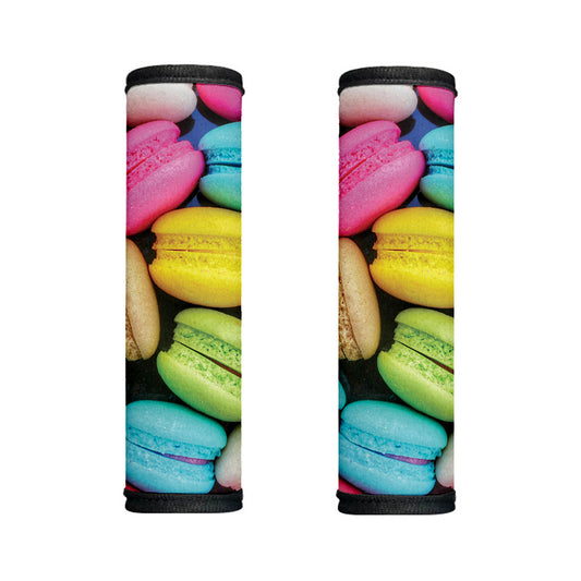 Colorful Macarons Print Handle Covers