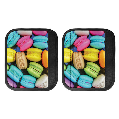 Colorful Macarons Print Handle Covers