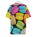 Colorful Macarons Print Hawaiian Shirt