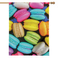 Colorful Macarons Print House Flag