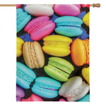 Colorful Macarons Print House Flag