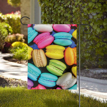 Colorful Macarons Print House Flag