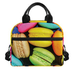 Colorful Macarons Print Insulated Lunch Bag