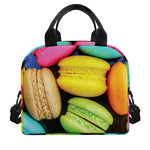 Colorful Macarons Print Insulated Lunch Bag