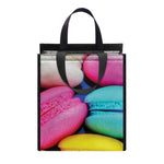 Colorful Macarons Print Insulated Lunch Tote