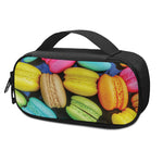 Colorful Macarons Print Insulin Cooler Travel Case