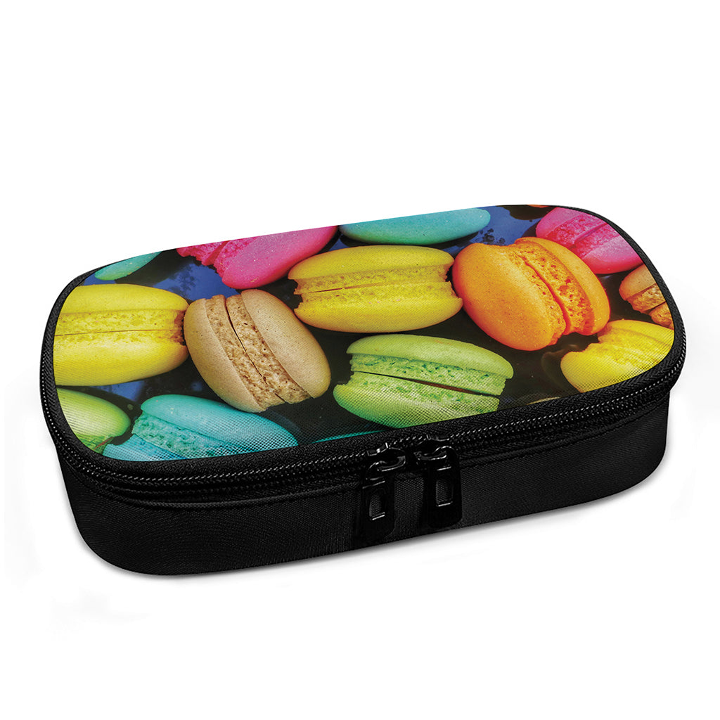 Colorful Macarons Print Insulin Cooler Travel Case