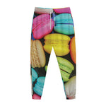 Colorful Macarons Print Jogger Pants