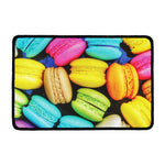 Colorful Macarons Print Kitchen Mat
