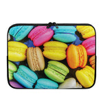 Colorful Macarons Print Laptop Sleeve