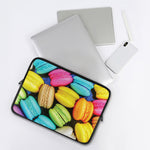 Colorful Macarons Print Laptop Sleeve