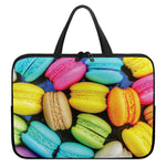 Colorful Macarons Print Laptop Sleeve With Handle