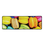 Colorful Macarons Print Long Kitchen Mat