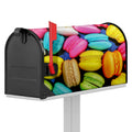 Colorful Macarons Print Mailbox Cover
