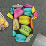 Colorful Macarons Print Men's Bodysuit