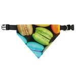 Colorful Macarons Print Over The Collar Dog Bandana