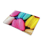 Colorful Macarons Print Pet Cooling Mat Cover