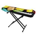 Colorful Macarons Print Piano Keyboard Cover