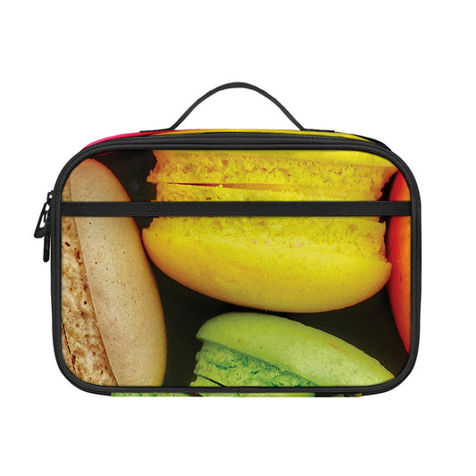 Colorful Macarons Print Portable Lunch Bag