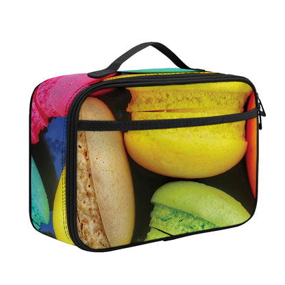 Colorful Macarons Print Portable Lunch Bag
