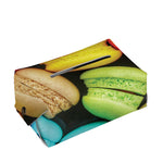 Colorful Macarons Print Rectangle Tissue Box Cover