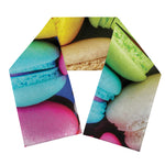 Colorful Macarons Print Scarf