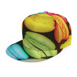 Colorful Macarons Print Snapback Cap