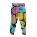 Colorful Macarons Print Sweatpants