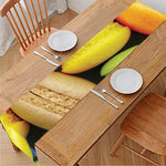 Colorful Macarons Print Table Runner