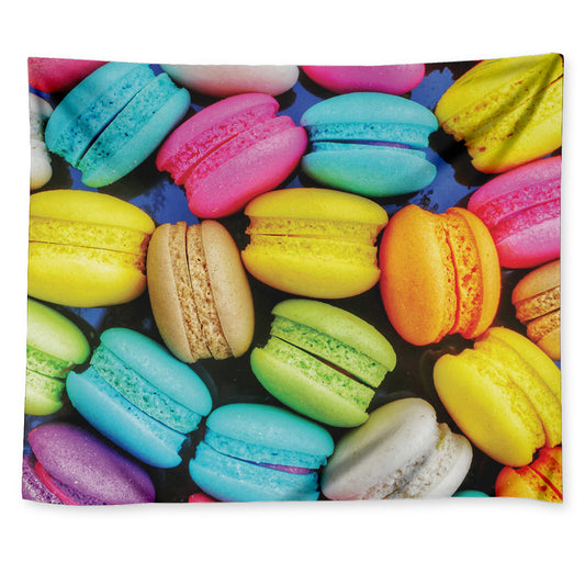 Colorful Macarons Print Tapestry
