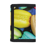 Colorful Macarons Print Trifold Wallet